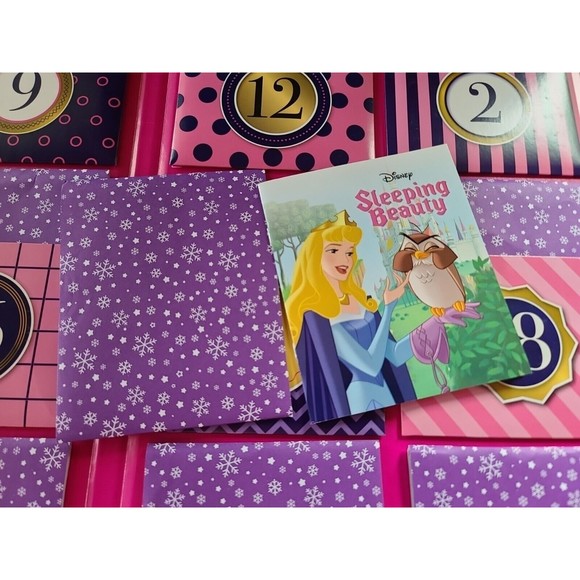 2021 Disney Princess Advent Calendar 24 Storybook Collection Large 21 x 14 - Picture 8 of 10